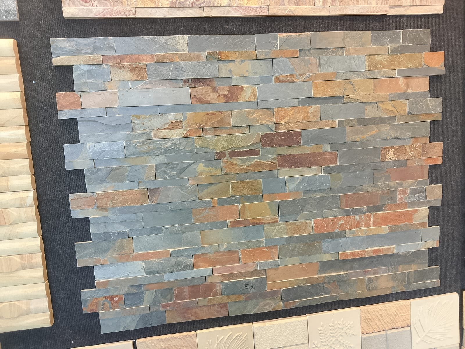 Multicolor Earth Tone Slate
